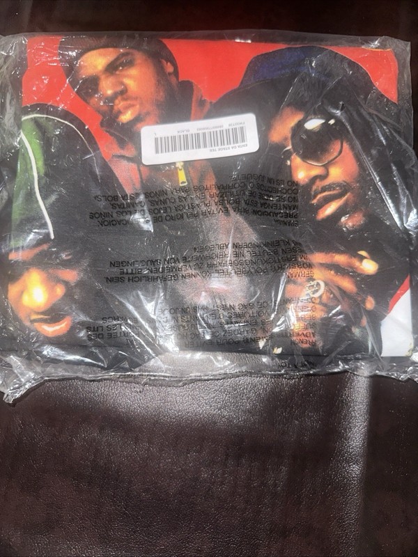 Supreme X Black Moon Enta Da Stage Tee Black Size Large