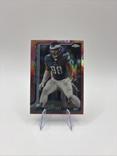 2025 Topps Chrome Jalen Carter Pigskin Refractor Philadelphia Eagles