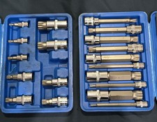 Triple Square Splined Socket Set Long Short