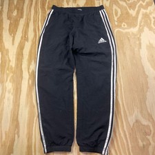Vintage Y2K Adidas Black Lightweight Track Pants Men s M