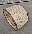 Vintage MCM Mid Century Modern Retro Fiberglass Lamp Shade 10” d x 6” Tall — photo 5