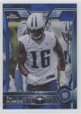 2015 Topps Chrome Rookies Blue Refractor 2/199 Tre McBride #196 0q3