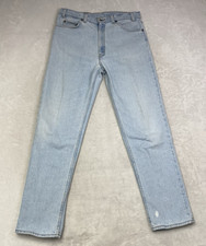 Levi s Flex Jeans 36x32 Light Wash Tapered Fit USA Made 540 Vintage Denim