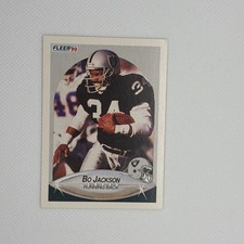 Bo Jackson 1990 Fleer - Los Angeles Raiders #256 NrMt