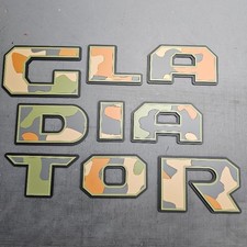 Jeep Gladiator Tailgate Emblem T4 Camo Elite One Off