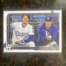 SHOHEI OHTANI/ROKI SASAKI Rising Sons 2025 Topps Update Series #US269 LA Dodgers