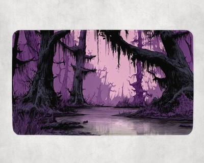 Eerie Swamp Haunted Marshland Magic Gathering Commander Fantasy MTG Playmat