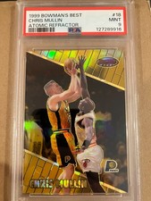 Chris Mullin 1999 Bowman’s Best Atomic Refractor SP #D /100 PSA 9