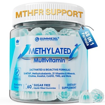 Methylated Multivitamin for Women Mens Gummies, Daily Vitmains Methylfolate |...