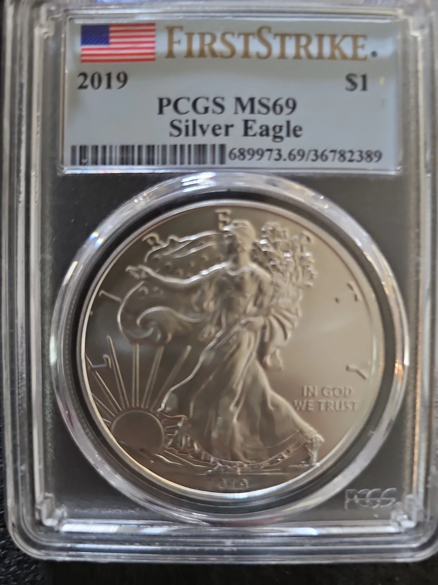American Eagle MS 69 Graded 2019 Silver Bullion Coins for sale | eBay
