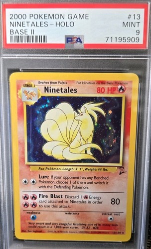 Ninetales graded PSA 9 for sale on eBay