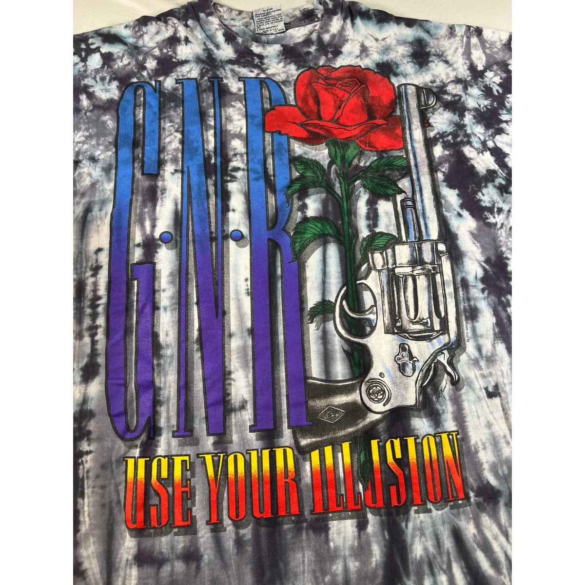 Preços baixos em Use Your Illusion em Camisetas Vintage masculinas