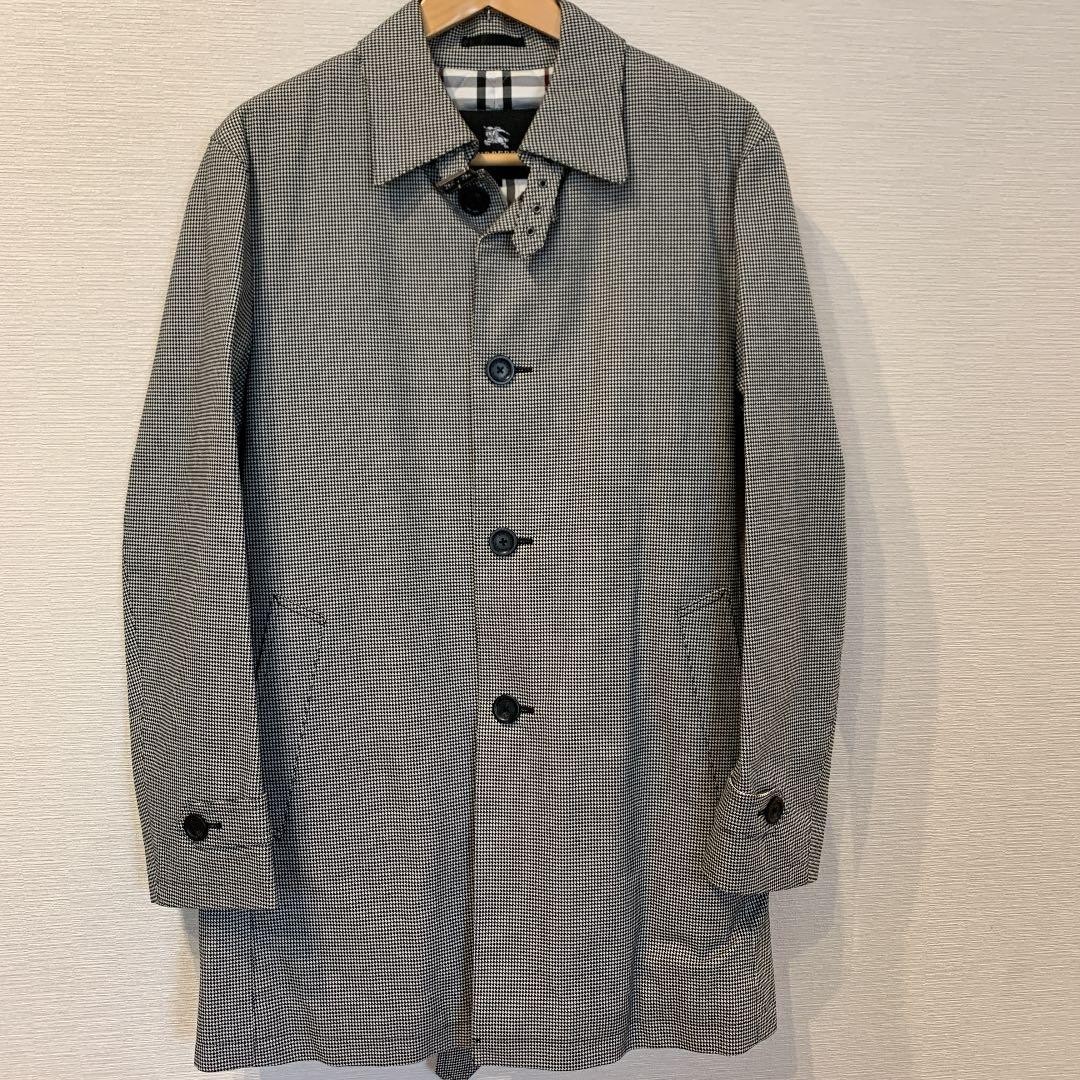Burberry Black Label Houndstooth Coat Size L Vintage rare Men's From Japan thumbnail 16