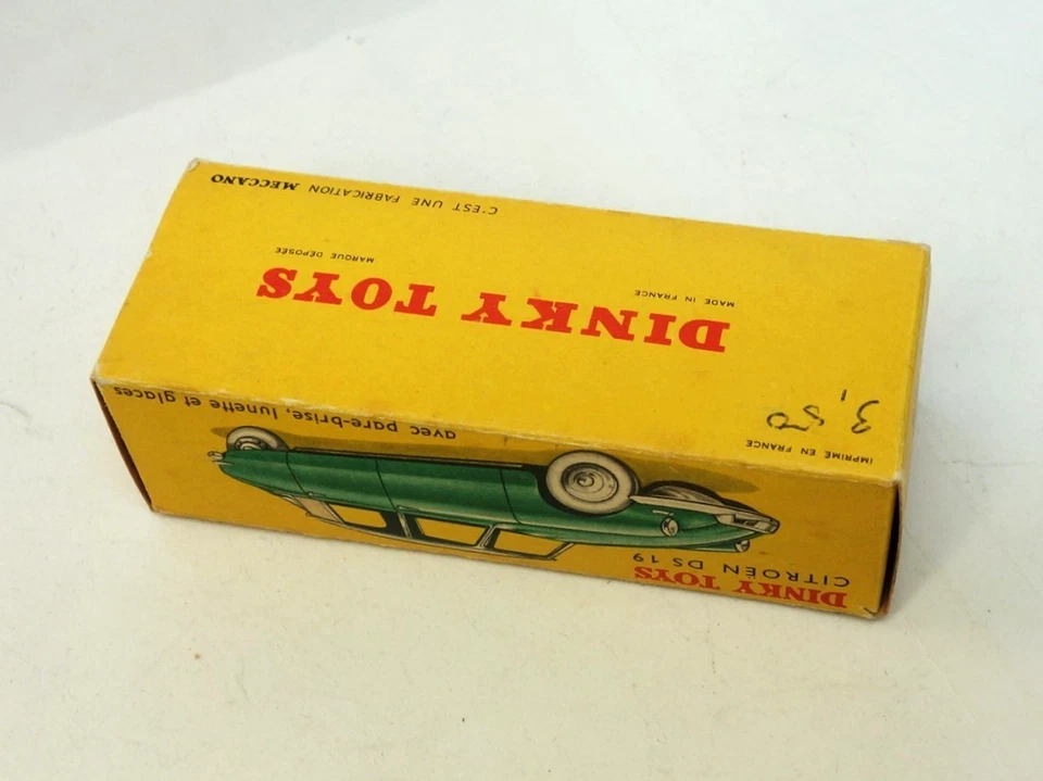 Boîte D'ORIGINE vide ancien Dinky Toys FRANCE 50's #24CP Citroën DS 19 DS19 TTBE - Photo 4/4