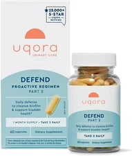 UQORA Defend Proactive Regimen PART 2 - Dietary Supplement Capsules Exp 10/26