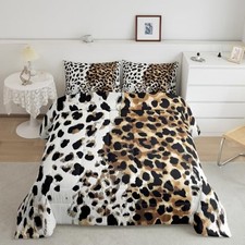 Leopard Print Comforter Set Size Kids Cheetah Bedding Set for King Multi 42