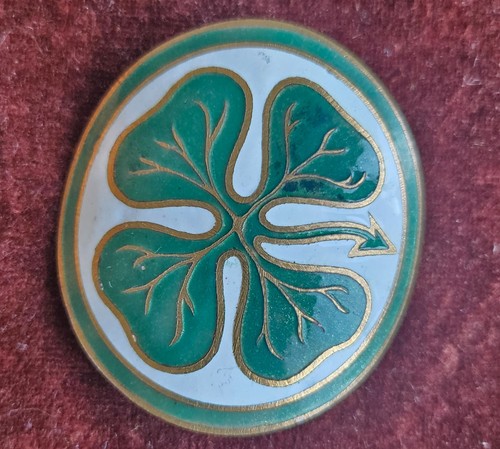 VINTAGE EMAILLE AUTO AUTO KÜHLER EMBLEM / ABZEICHEN # BRASIER PARIS FRANKREICH - Bild 2 von 5