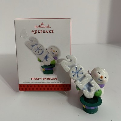 Hallmark 2013 Keepsake Ornament Frosty Fun Decade 4th in Series