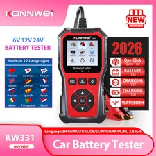 KW331 Car Battery Tester 100-2000CCA Professional Charging Analyzer Battery Tool