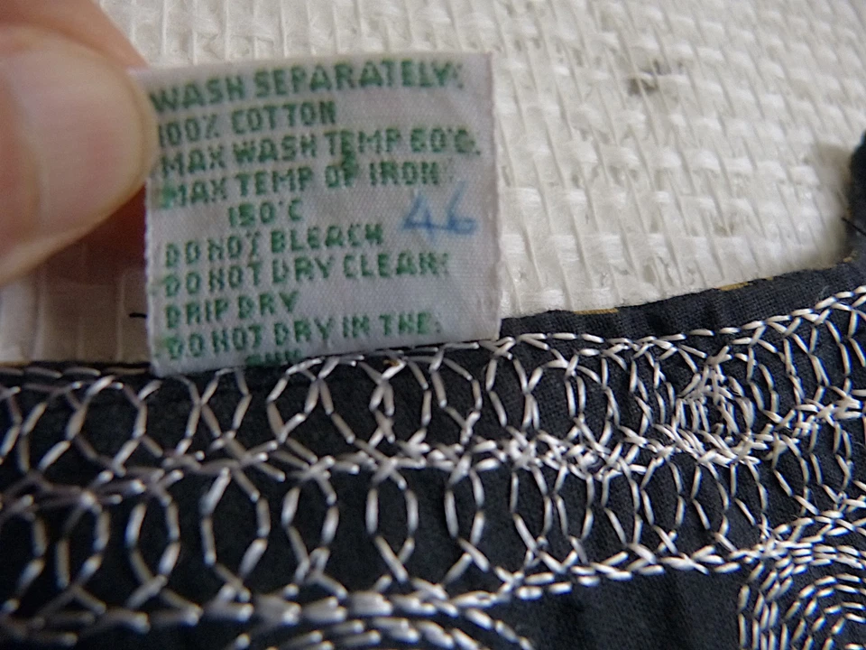 Gala Fashions tunique chemise africaine ethnique authentique brodée à motif grec - Photo 3/4