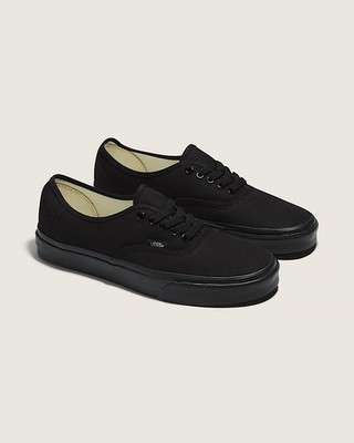 Vans Authentic Shoe Black/Black Unisex Classic Canvas Men Size 12 & Women 13.5