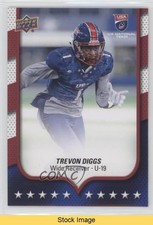 2016 Upper Deck USA Football USA U19 Flag Wave Trevon Diggs #52 READ uk2