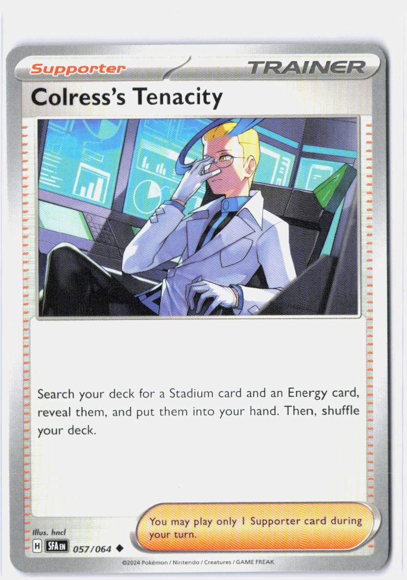 Colress's Tenacity SV: Shrouded Fable 057/064 NM