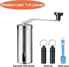 Home Goods Pill Crusher Adjustable Grinder Stainless Steel Pill Grinder - Large