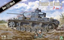 Das Werk DW16002 Panzer III Ausf. J '3-in-1' 1/16 Scale Plastic Model Kit