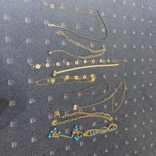 Vintage Lot Of 10 Metal Belts