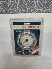 Bosch FST7903 3-3/8" Sun Super Tach II Tachometer, White / Chrome Bezel