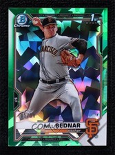 2021 Bowman Chrome Draft Sapphire Edition Green 5/50 Will Bednar #BDC-197 1t5