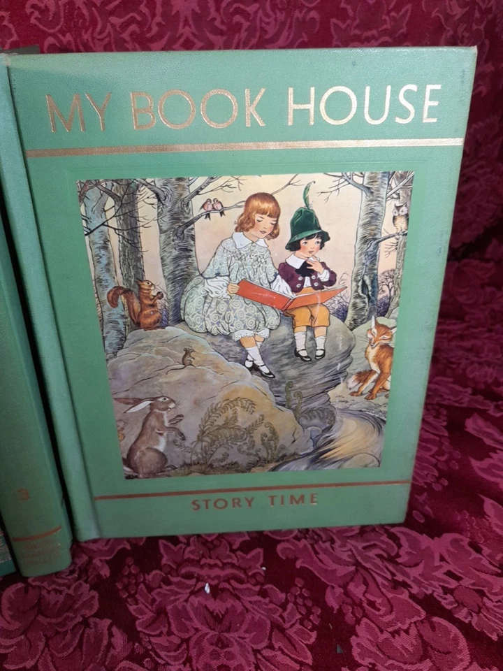 My Book House Complete 1-12 Volume + Books, Vintage Decoration, 1965 Vintage Foto 3 de 4