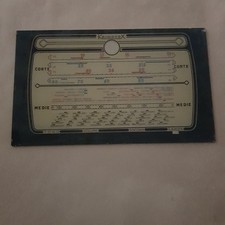 Scala parlante IN VETRO per radio d'epoca KOSMOVOX(02)