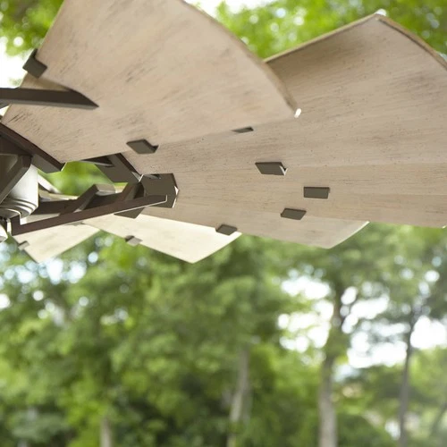 Windmill - 60 Inch Patio Fan-Oiled Bronze Finish Patio Fan Quorum Lighting - Picture 6 of 12