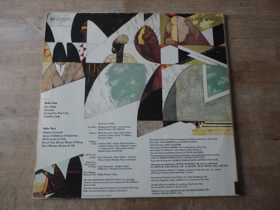 Stevie Wonder – Innervisions, Tamla Motown, Germany 1973, Gatefold - Bild 3 von 4