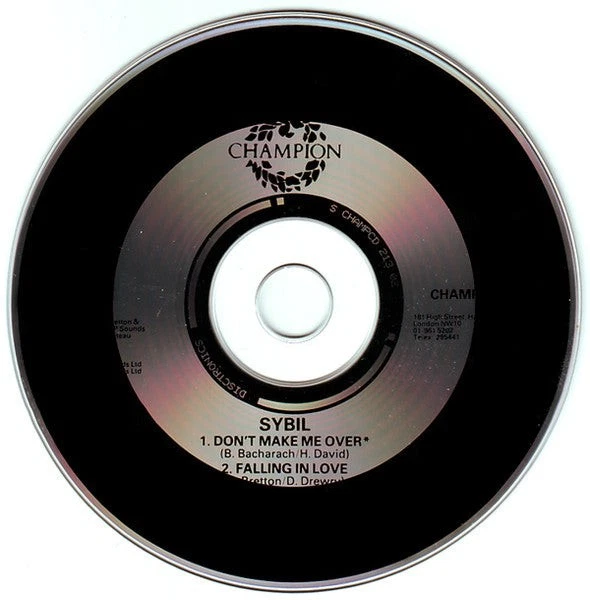 Sybil - Don't Make Me Over Remix - Used CD - V5783z Foto 4 de 4