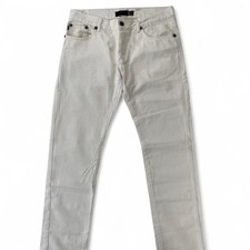 Just Cavalli White Denim Jeans IT 46 / W32 Made In Italy women  s M  L US 10  12 