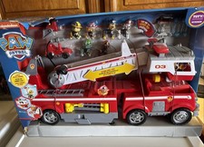 New Paw Patrol Ultimate Rescue Fire Truck w 6 Pups And More Hard To Find