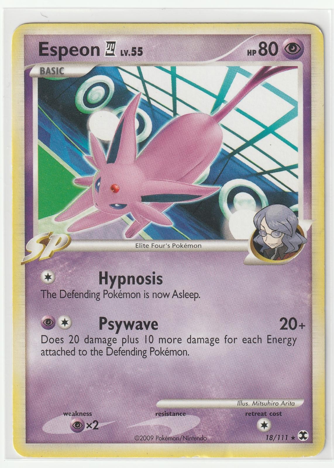Espeon E4 18/111 Rare Rising Rivals Pokemon Lightly Played