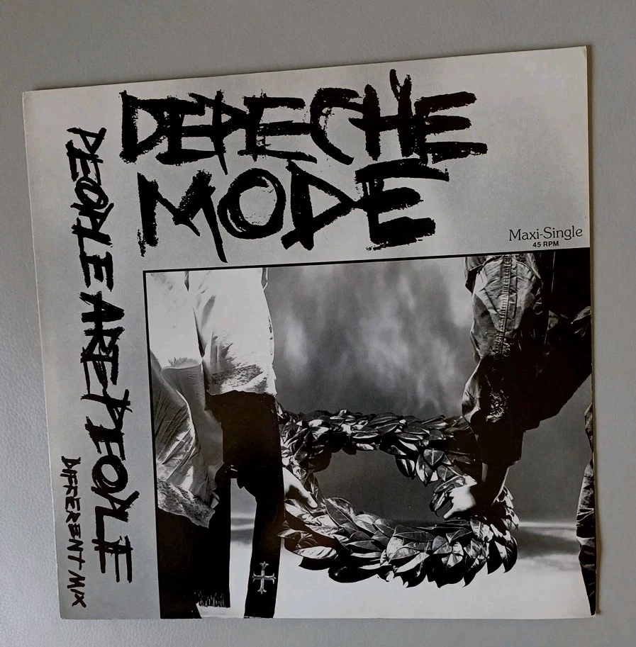 Rare  Depeche Mode  "People Are People"  Maxi 33Tours  Vinyle  Vert Marbré T.B.E - Photo 2/4