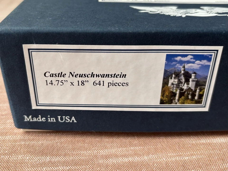 Liberty Puzzles Classic Wooden Jigsaw Castle Neuschwanstein 641 Pieces - Image 2 of 2