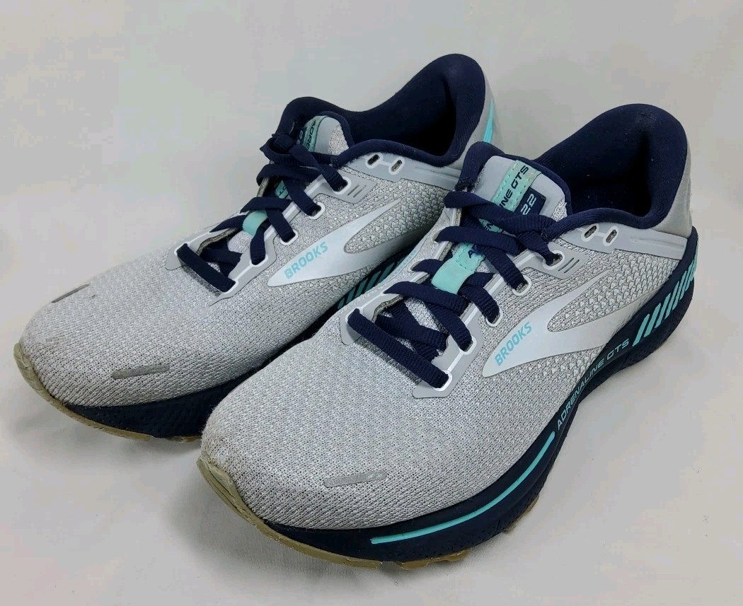 Brooks Adrenaline GTS 22 Women's Running Shoes Size 9 Blue/Gray