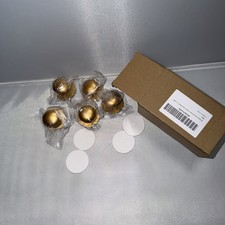 5 Pack Gold Self-Adhesive Cabinet Knobs Self-Stick Cabinet Knobs