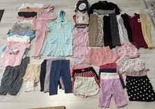 🌸103 teiliges Bekleidungspaket für Mädchen Gr.122/128 H&M, Topolino, Frozen…