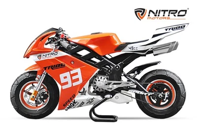 NITRO MOTORS Pocketbike PS50 Tribo 49cc Kinderbike Rennbike Dirtbike Minibike Bike Pocket