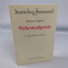 Wehrstrafgesetz Lingens Korte Beck Kurzkommentare 3 Auflage 1988