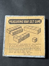 Measuring Bar Set Game, Made In Japan, Vintage