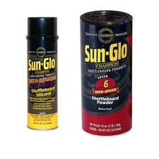 Sunglo Silicone Shuffleboard Spray 12 oz.   6 Speed Shuffleboard Powder Wax 