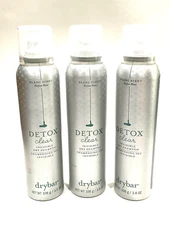 Lot of 3 Drybar Detox Clear Invisible Dry Shampoo 100 g 3.5 oz Full Size NEW